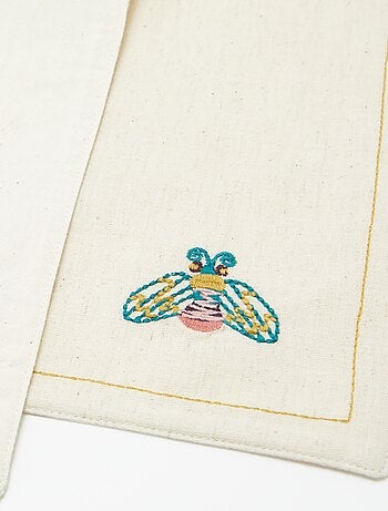 Set van 2 placemats van gemengd linnen - Kiabi Home