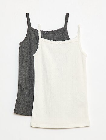 Set van 2 thermoregulerende hemdjes van katoen