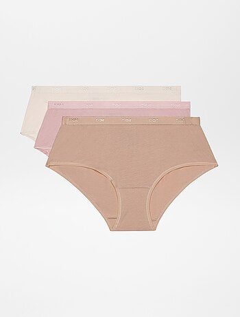 Set van 3 effen hipsters 'DIM'