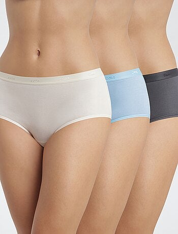 Set van 3 effen hipsters 'DIM'