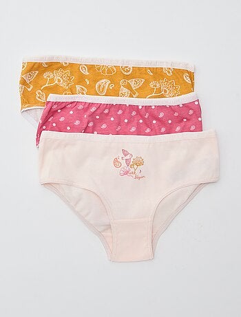 Set van 3 onderbroekjes met print 'Petit Béguin'