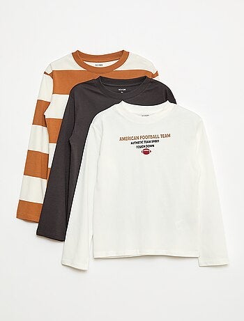 Set van 3 T-shirts met print