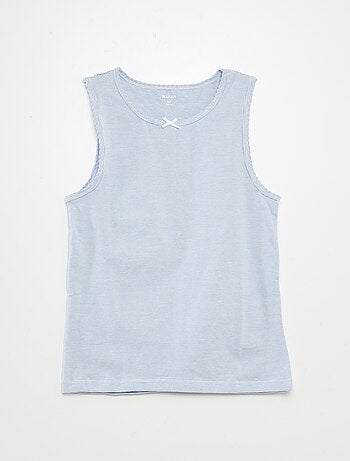 Setje - Mouwloze tops met brede bandjes