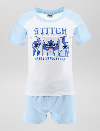 Setje - Pyjamashirt + -short 'Stitch' - 2-delig