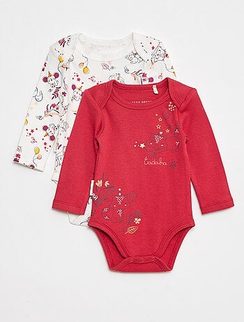 Setje - Rompertje met lange mouwen - 2-delig