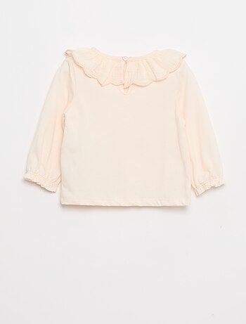 Setje - Short met bretels + T-shirt + kousenbroek - 3-delig