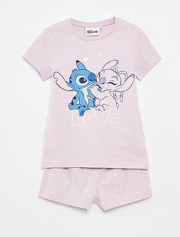 Setje - T-shirt + short - 'Stitch' - 2-delig