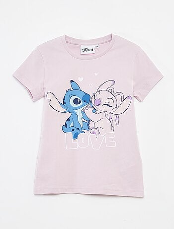 Setje - T-shirt + short - 'Stitch' - 2-delig