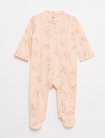 Setje met 2 lichte slaappakjes met rits 'Stitch'