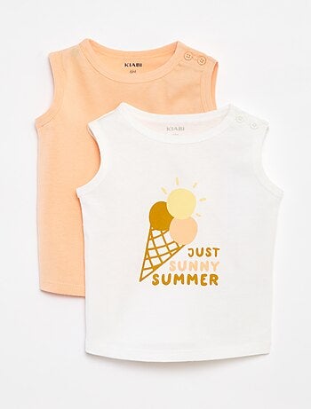 Setje met 2 mouwloze tops