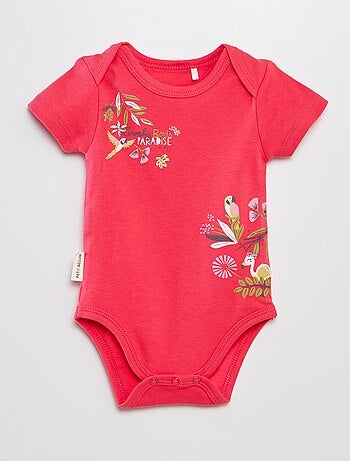 Setje met 2 rompertjes met print