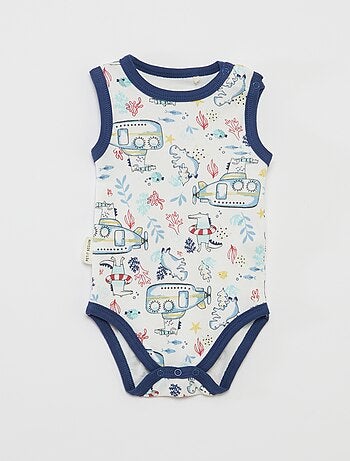 Setje met 2 rompertjes met print