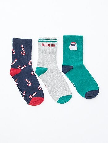 Setje met 3 paar tennissokken