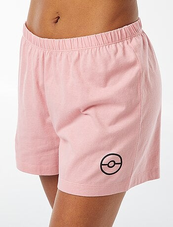Setje met T-shirt + short met Pokemon-print - 2-delig
