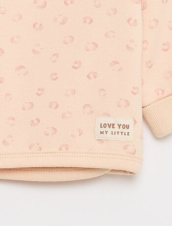 Setje: sweater + broek van joggingstof - 2-delig