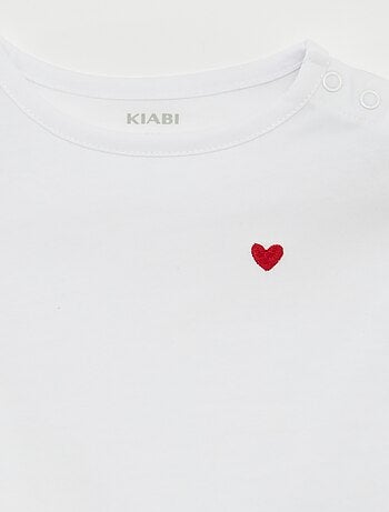 Setje van 2 effen T-shirts