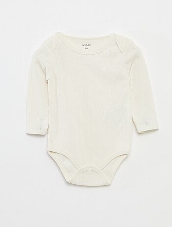 Setje van 2 rompertjes van thermoregulerende tricot