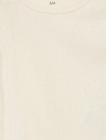 Setje van 2 rompertjes van thermoregulerende tricot