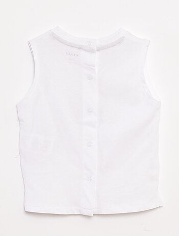 Singlet met bootprint