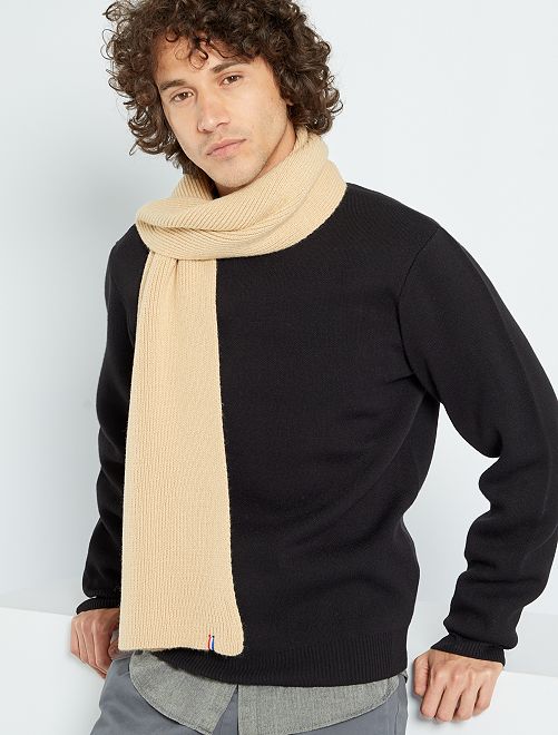 Sjaal van tricot 'Made in France'                                                                             Beige 
