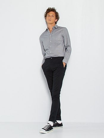 Skinny chino van stretchstof L32