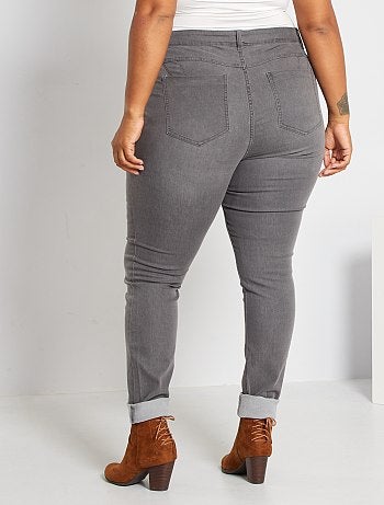 Skinny jeans met 5 zakken en push-up-effect L32 - Kiabi