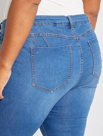 Skinny jeans met 5 zakken en push-up-effect L32 - Kiabi