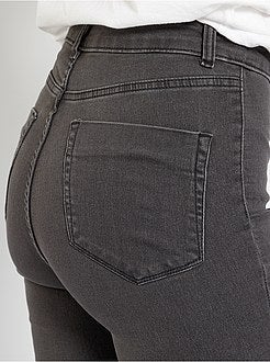 Skinny jeans met een gulp met knopen - Kiabi