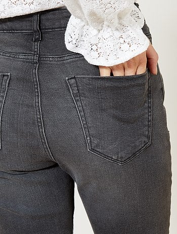 Skinny jeans met een hoge taille - Kiabi