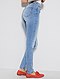     Skinny jeans met hoge taille, lengtemaat 34 afbeelding 4
