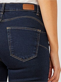 Skinny jeans met superhoge taille - Lengte US30 - Kiabi