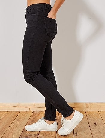 Skinny jeans met superhoge taille - Lengte US30 - Kiabi