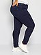     Skinny stretch jeans van denim met een hoge taille afbeelding 3
