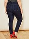     Skinny stretch jeans van denim met een hoge taille afbeelding 7
