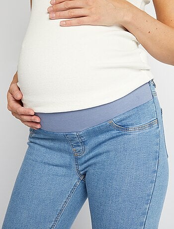 Skinny zwangerschapsjeans met veel stretch - Begin van de zwangerschap - kleine band