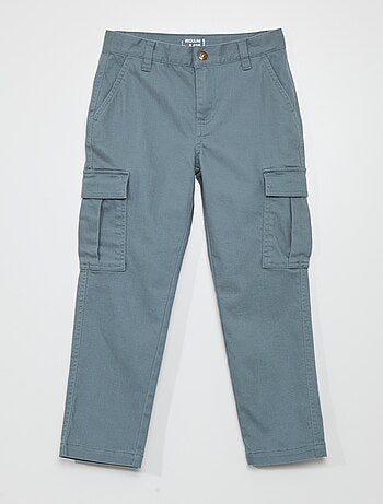 Slim-fit broek met zakken