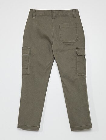 Slim-fit broek met zakken