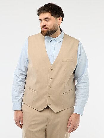 Slim-fit kostuumvest