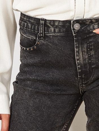 Slimfit jeans met studs - Kiabi