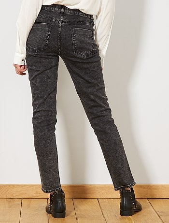 Slimfit jeans met studs - Kiabi
