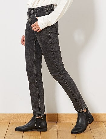 Slimfit jeans met studs - Kiabi