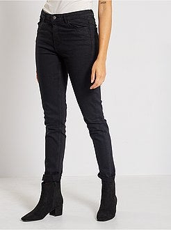 Slimfit jeans met superhoge taille - Lengte US30 - Kiabi
