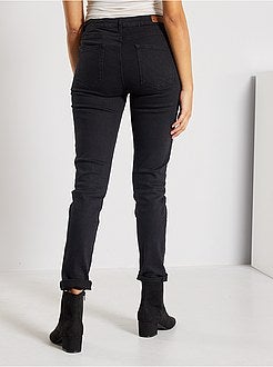 Slimfit jeans met superhoge taille - Lengte US30 - Kiabi