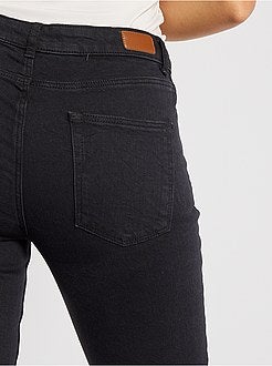 Slimfit jeans met superhoge taille - Lengte US30 - Kiabi