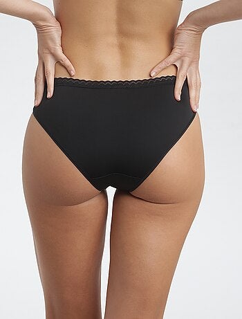 Slip van microvezel en kant 'Dim'