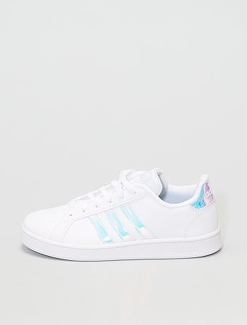 Adidas Witte Grand Court K Panterprint adidas maat 36 - Promotie bij Van  Haren