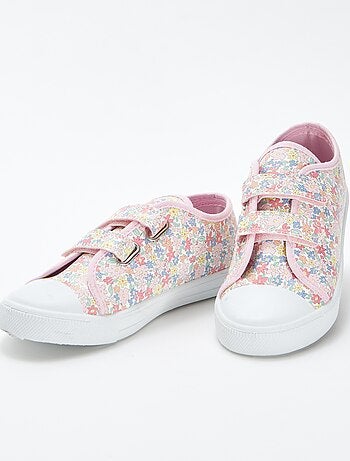 Sneakers met bloemenprint
