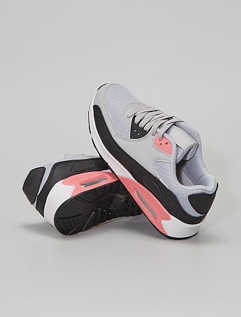 Sneakers met dikke zool Dameskleding - ZWART - Kiabi - 28,00€