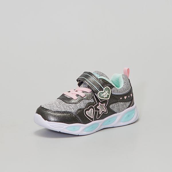 Sneakers met lichtgevende zool Schoenen - Beige - Kiabi - 25,00€