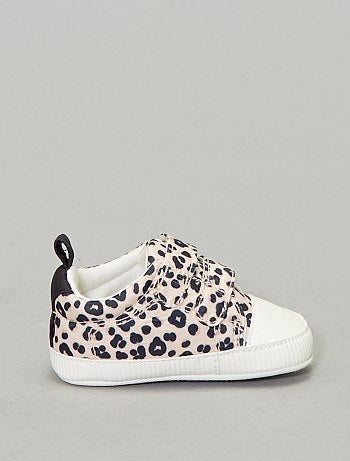 Sneakers met luipaardprint - Kiabi